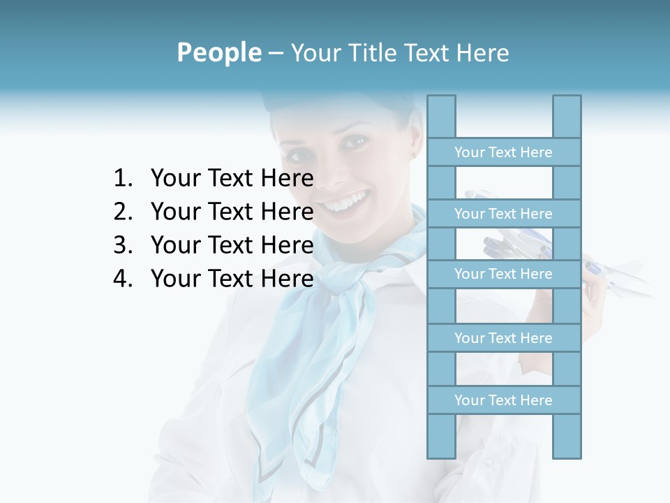 Profession Smiling Air PowerPoint Template