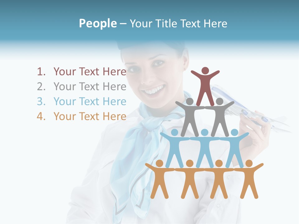 Profession Smiling Air PowerPoint Template