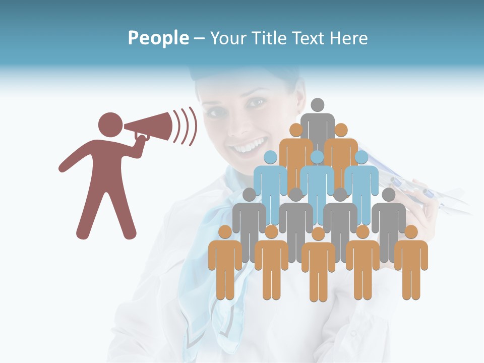 Profession Smiling Air PowerPoint Template