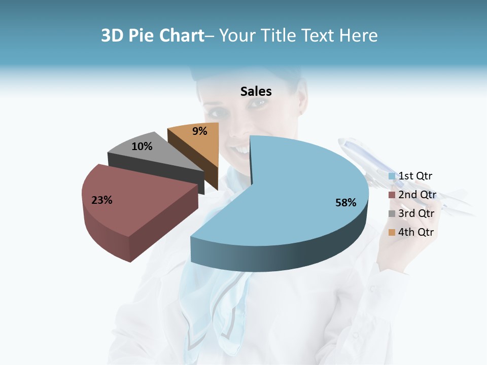 Profession Smiling Air PowerPoint Template