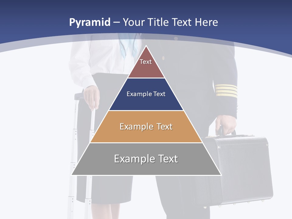Woman Men Baggage PowerPoint Template