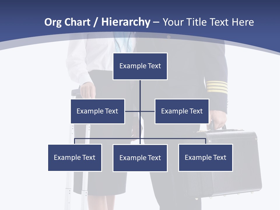 Woman Men Baggage PowerPoint Template