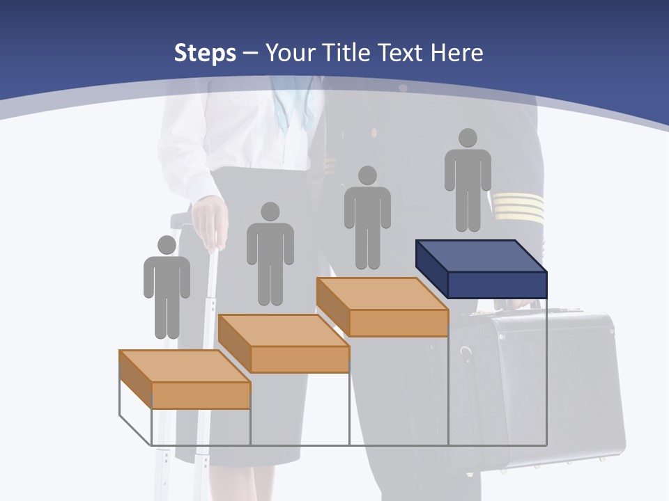 Woman Men Baggage PowerPoint Template