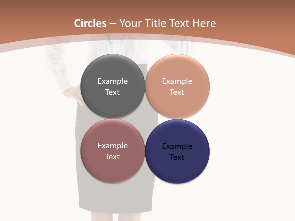 Forage Cap Happiness Woman PowerPoint Template