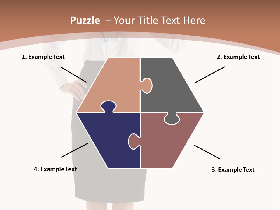 Forage Cap Happiness Woman PowerPoint Template