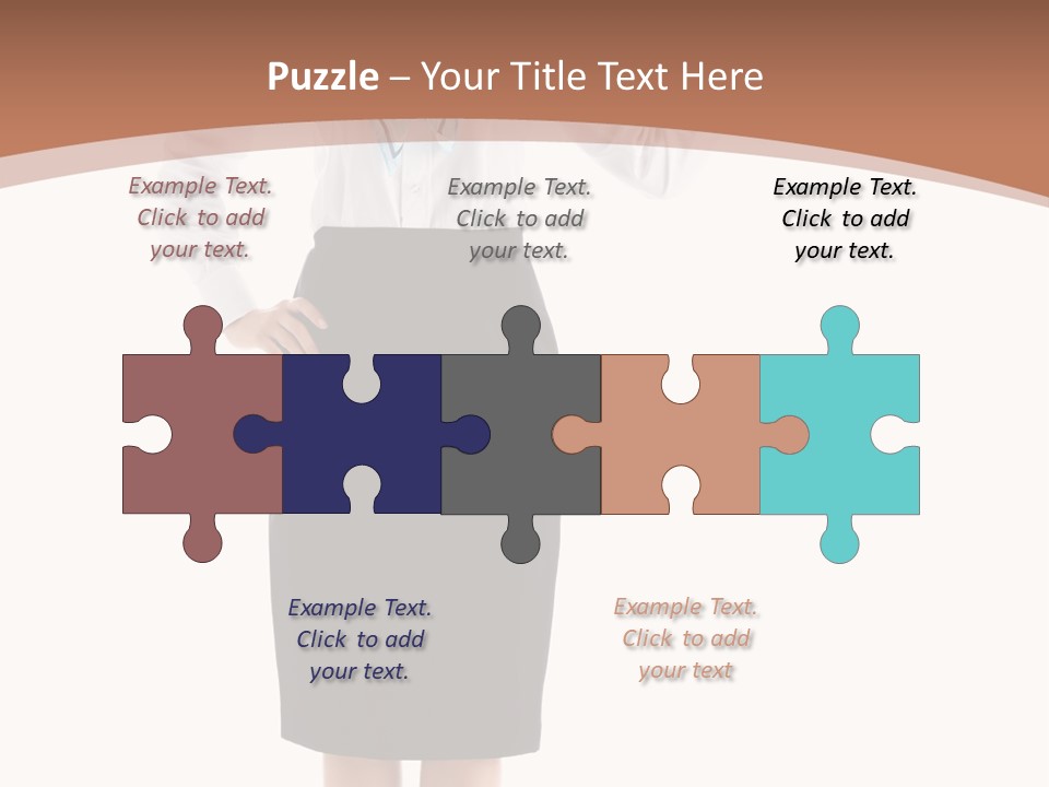 Forage Cap Happiness Woman PowerPoint Template