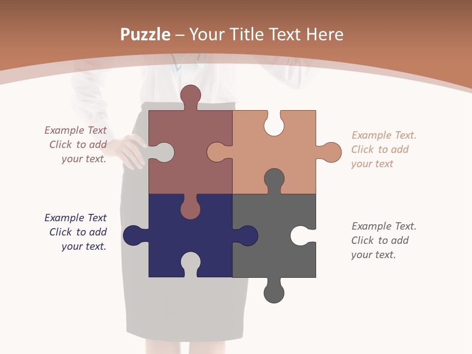 Forage Cap Happiness Woman PowerPoint Template