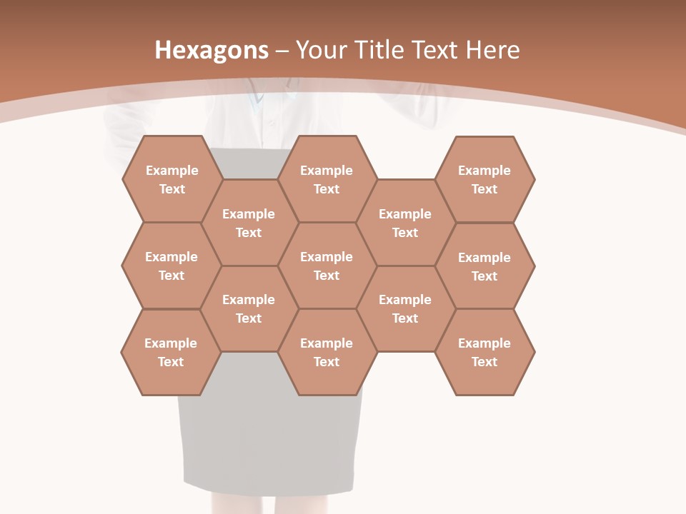 Forage Cap Happiness Woman PowerPoint Template