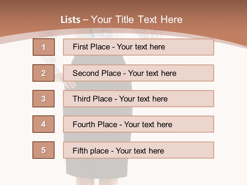 Forage Cap Happiness Woman PowerPoint Template
