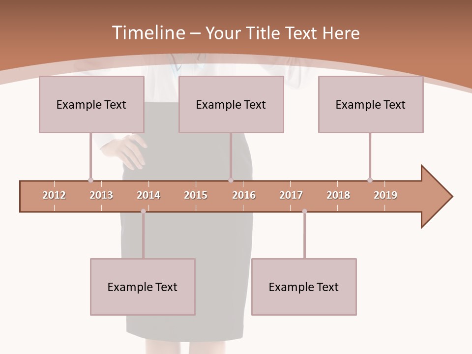 Forage Cap Happiness Woman PowerPoint Template
