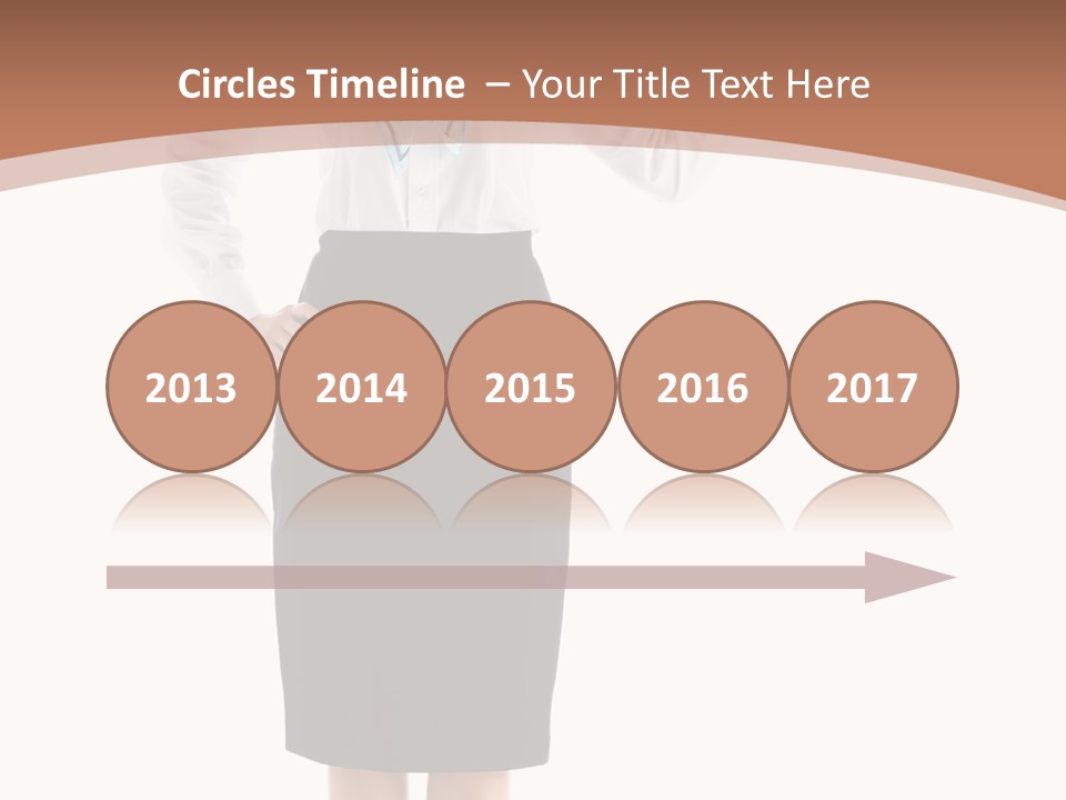 Forage Cap Happiness Woman PowerPoint Template