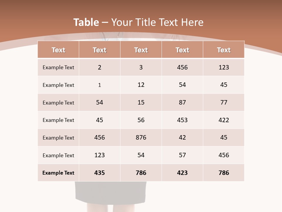 Forage Cap Happiness Woman PowerPoint Template