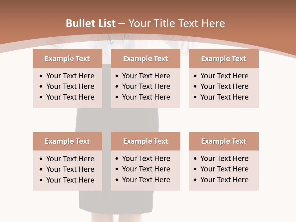 Forage Cap Happiness Woman PowerPoint Template