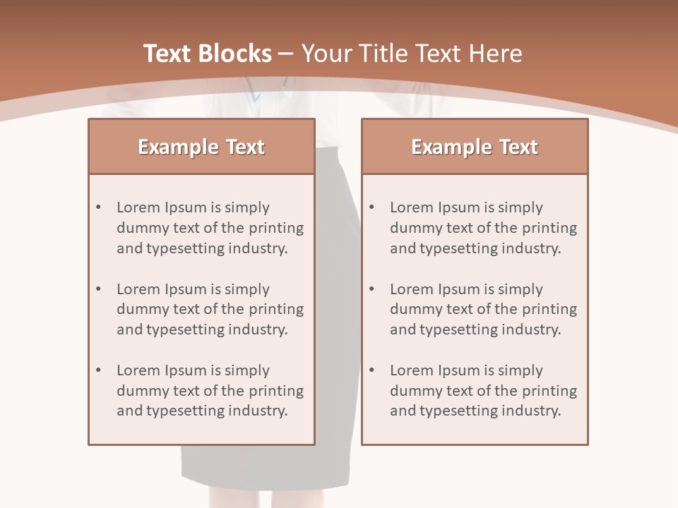 Forage Cap Happiness Woman PowerPoint Template