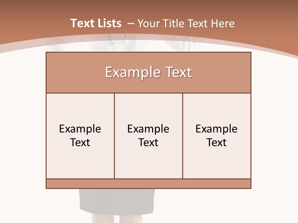 Forage Cap Happiness Woman PowerPoint Template