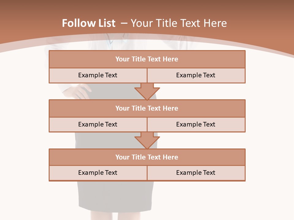Forage Cap Happiness Woman PowerPoint Template