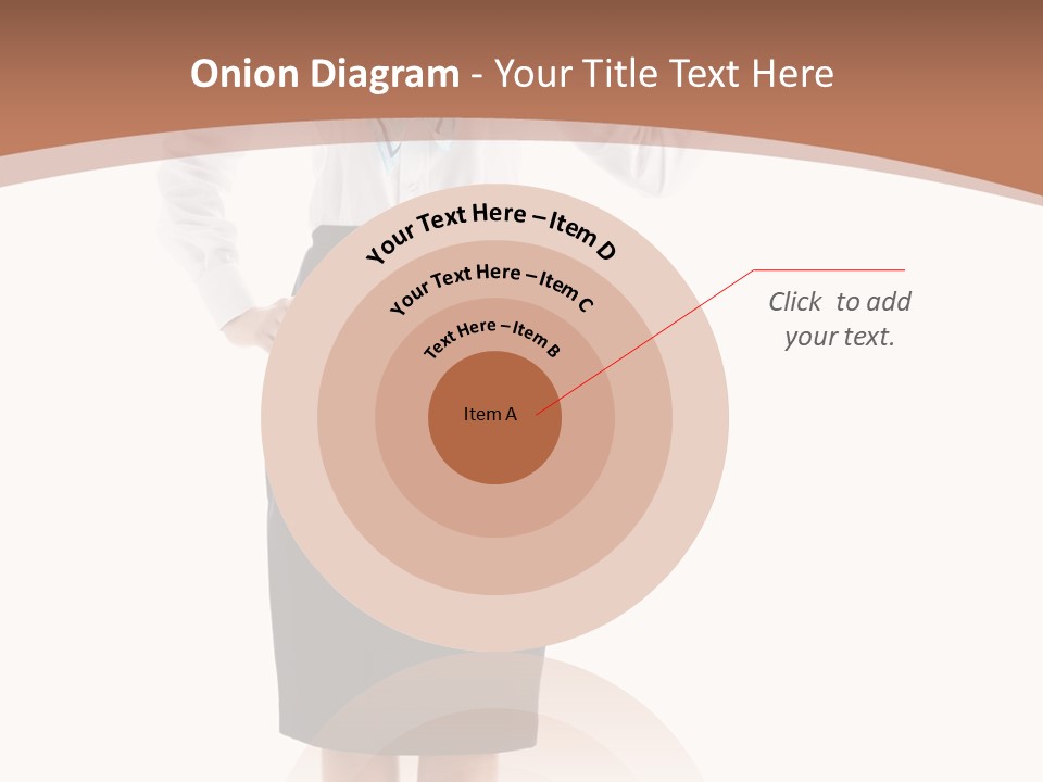 Forage Cap Happiness Woman PowerPoint Template