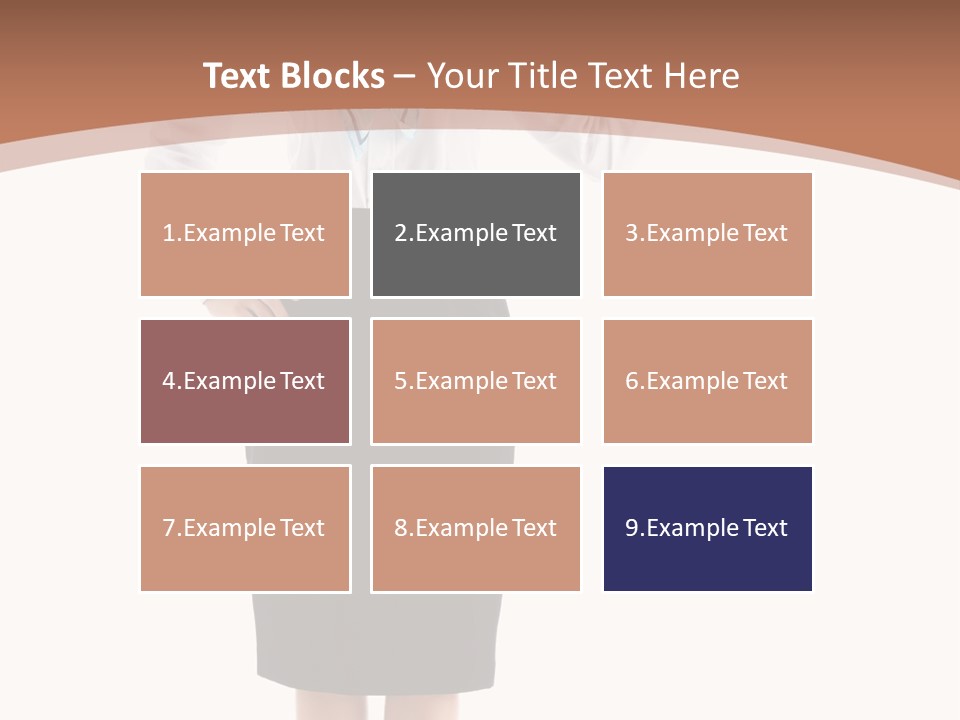 Forage Cap Happiness Woman PowerPoint Template