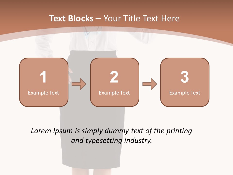 Forage Cap Happiness Woman PowerPoint Template