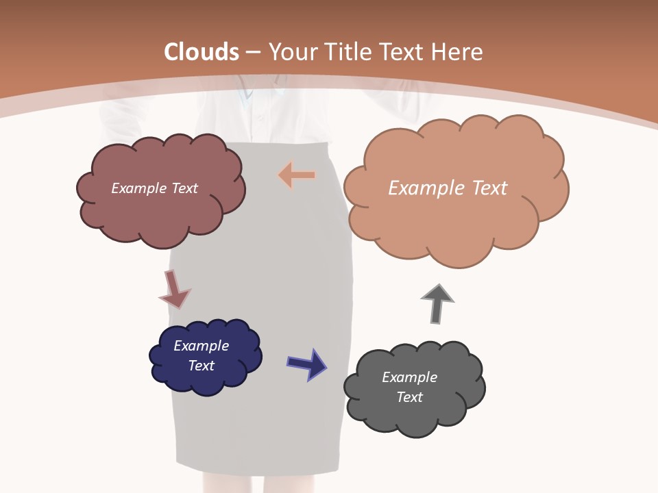 Forage Cap Happiness Woman PowerPoint Template