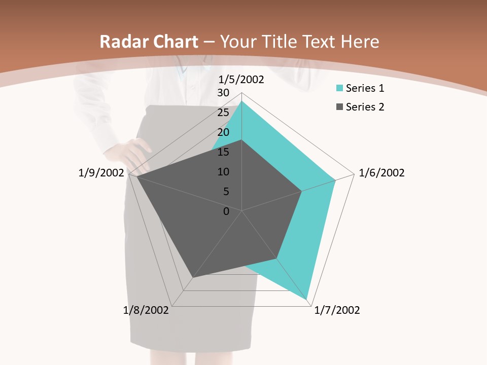 Forage Cap Happiness Woman PowerPoint Template