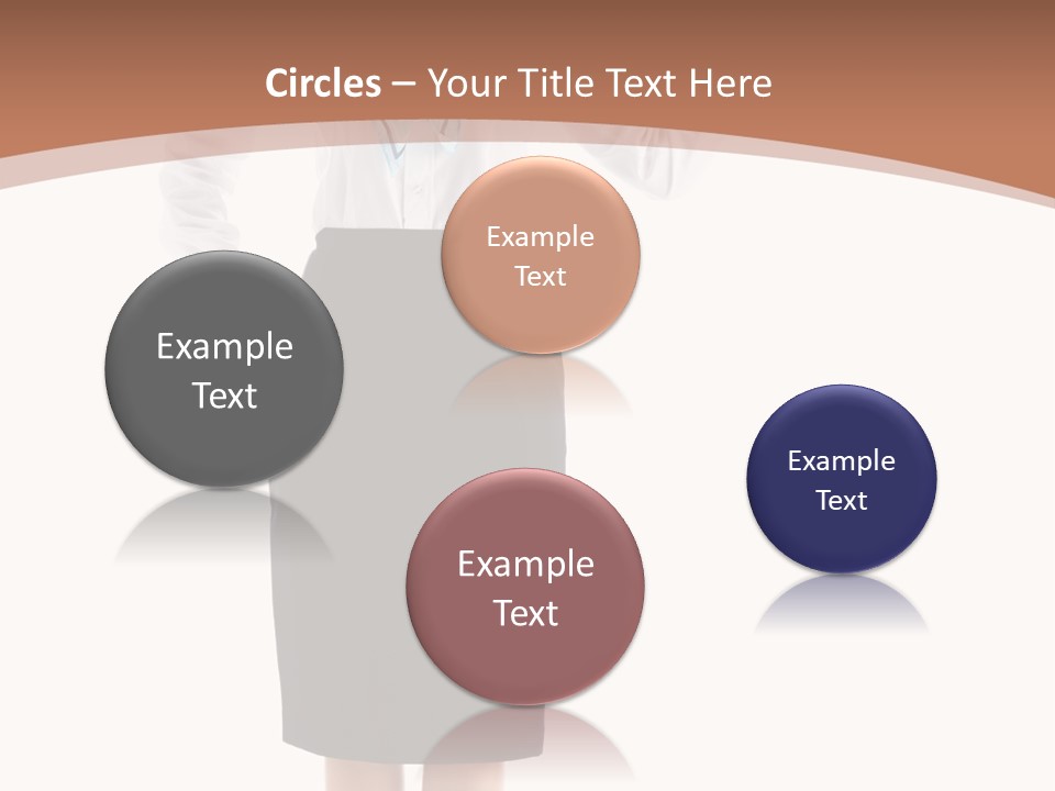 Forage Cap Happiness Woman PowerPoint Template