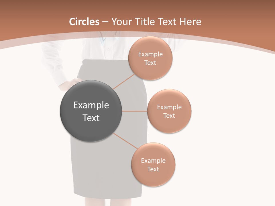 Forage Cap Happiness Woman PowerPoint Template