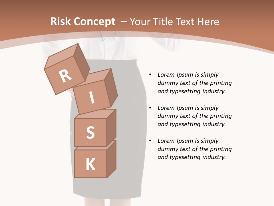 Forage Cap Happiness Woman PowerPoint Template