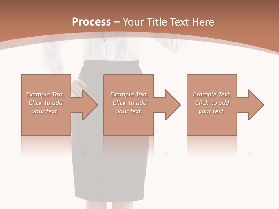 Forage Cap Happiness Woman PowerPoint Template