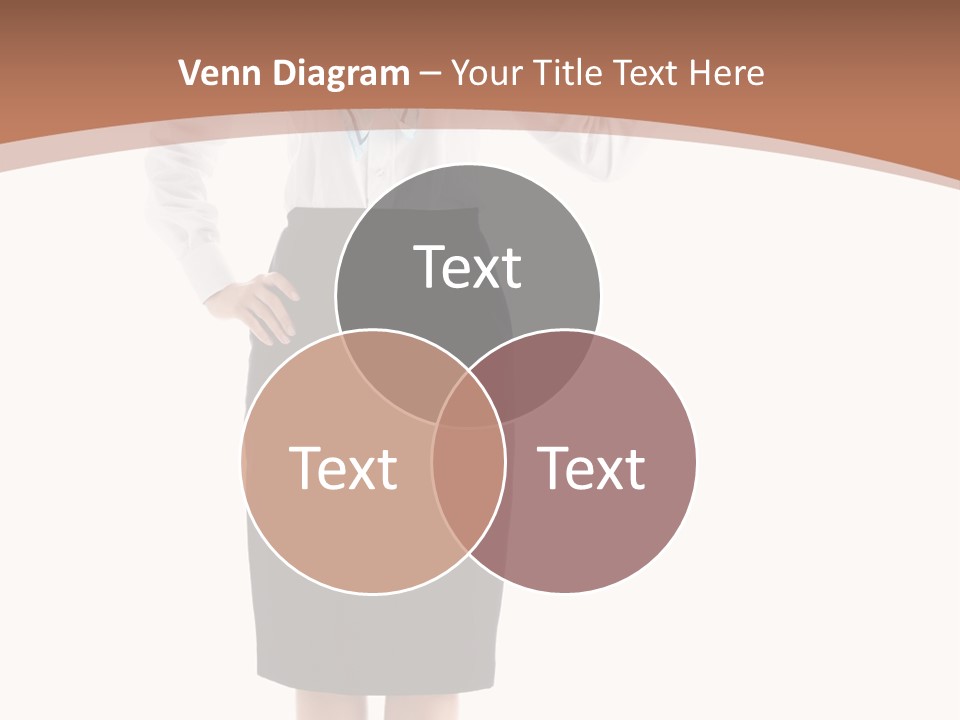 Forage Cap Happiness Woman PowerPoint Template