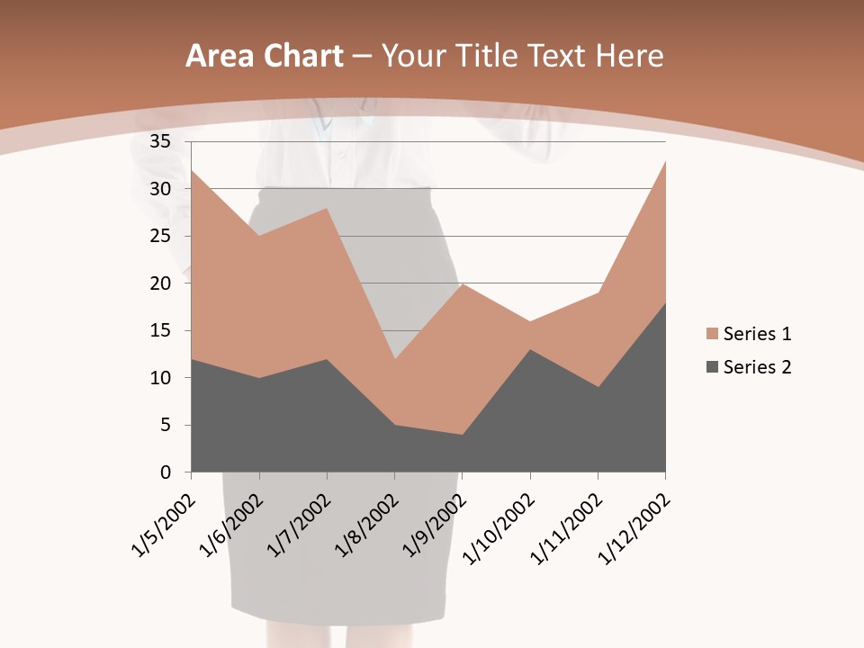 Forage Cap Happiness Woman PowerPoint Template