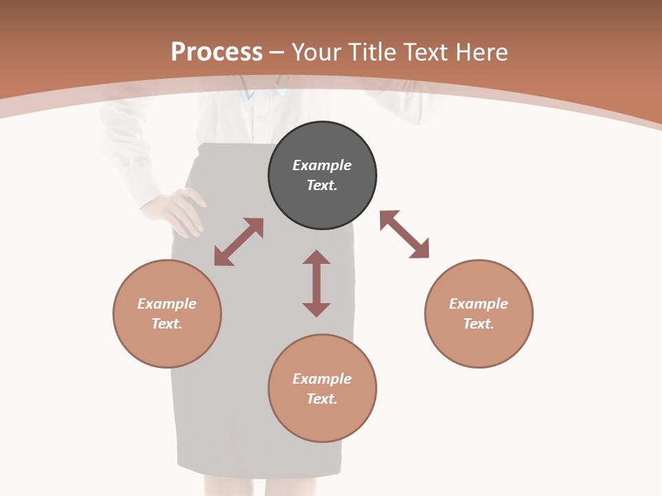 Forage Cap Happiness Woman PowerPoint Template