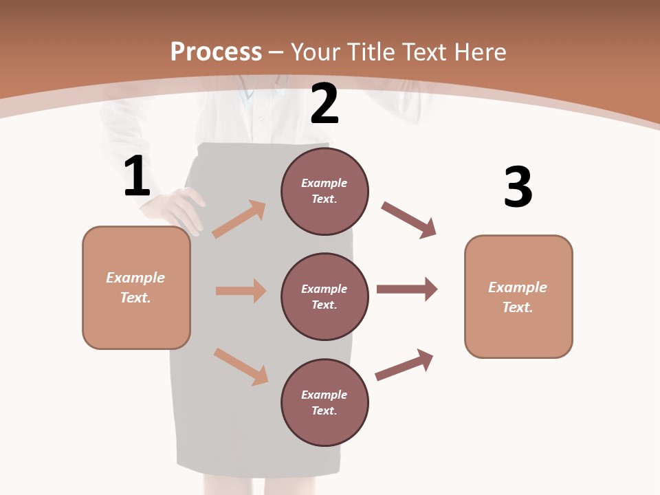 Forage Cap Happiness Woman PowerPoint Template