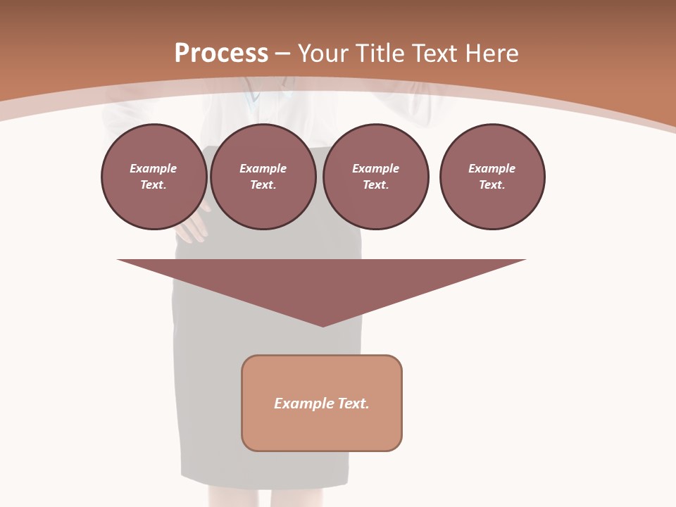 Forage Cap Happiness Woman PowerPoint Template