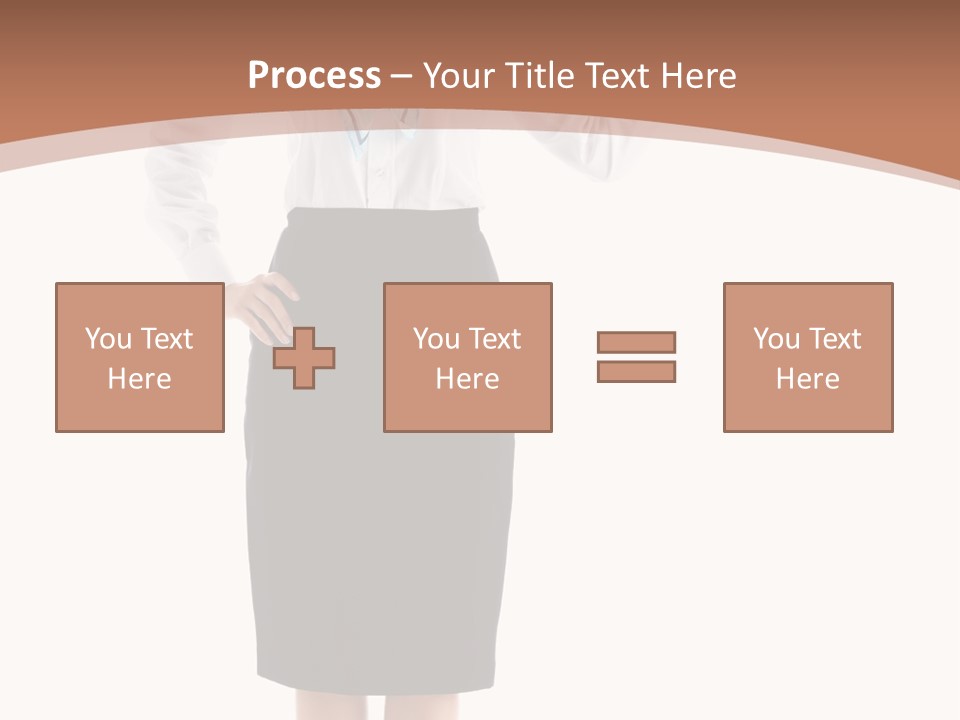 Forage Cap Happiness Woman PowerPoint Template