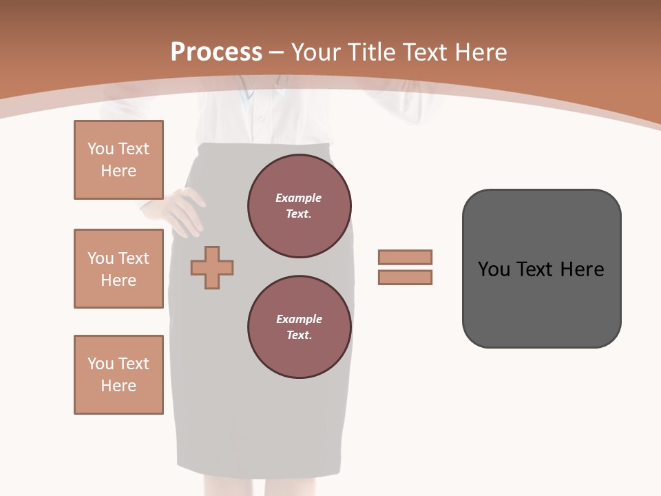 Forage Cap Happiness Woman PowerPoint Template