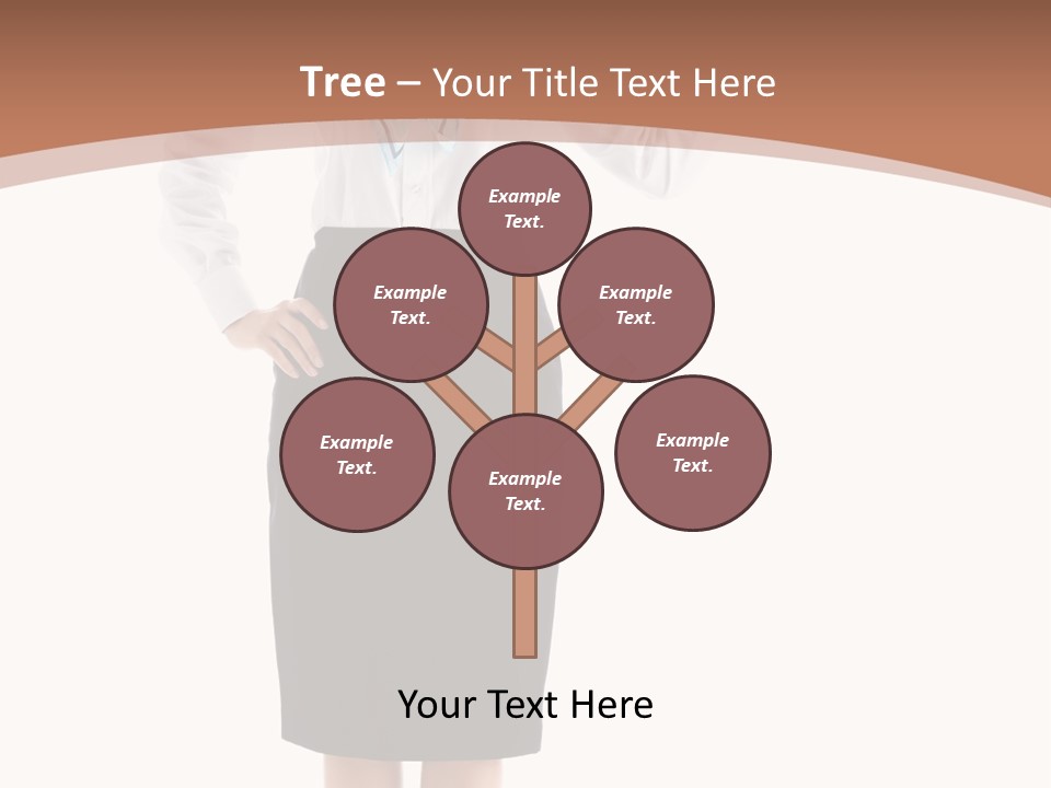 Forage Cap Happiness Woman PowerPoint Template