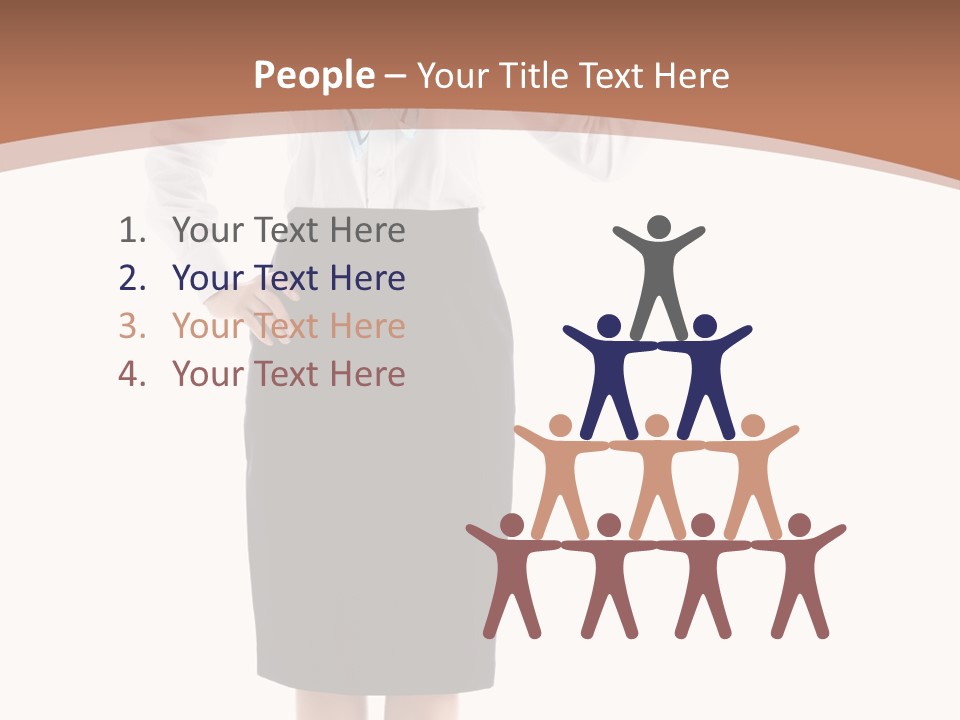 Forage Cap Happiness Woman PowerPoint Template