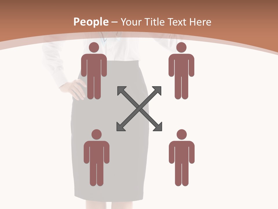 Forage Cap Happiness Woman PowerPoint Template