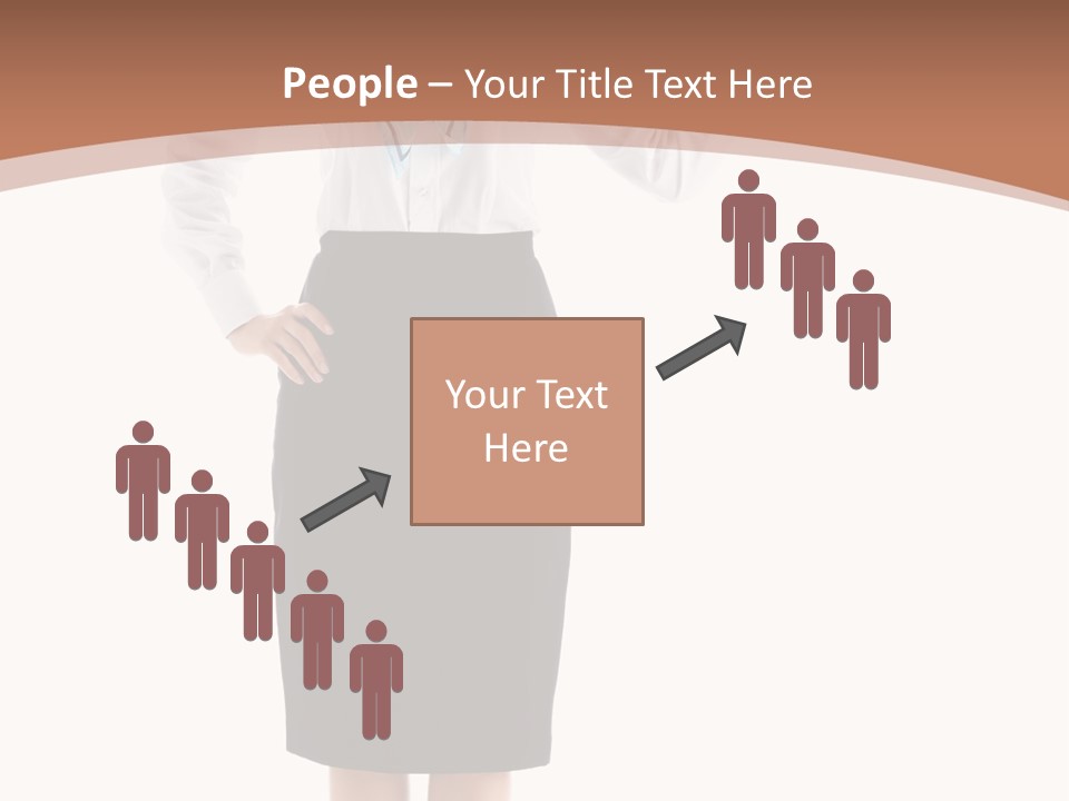 Forage Cap Happiness Woman PowerPoint Template