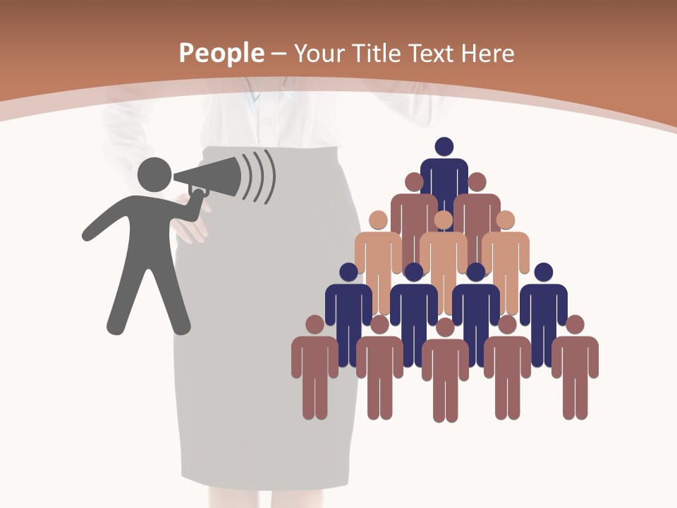 Forage Cap Happiness Woman PowerPoint Template