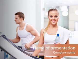 Male Athlete Wellbeing PowerPoint Template