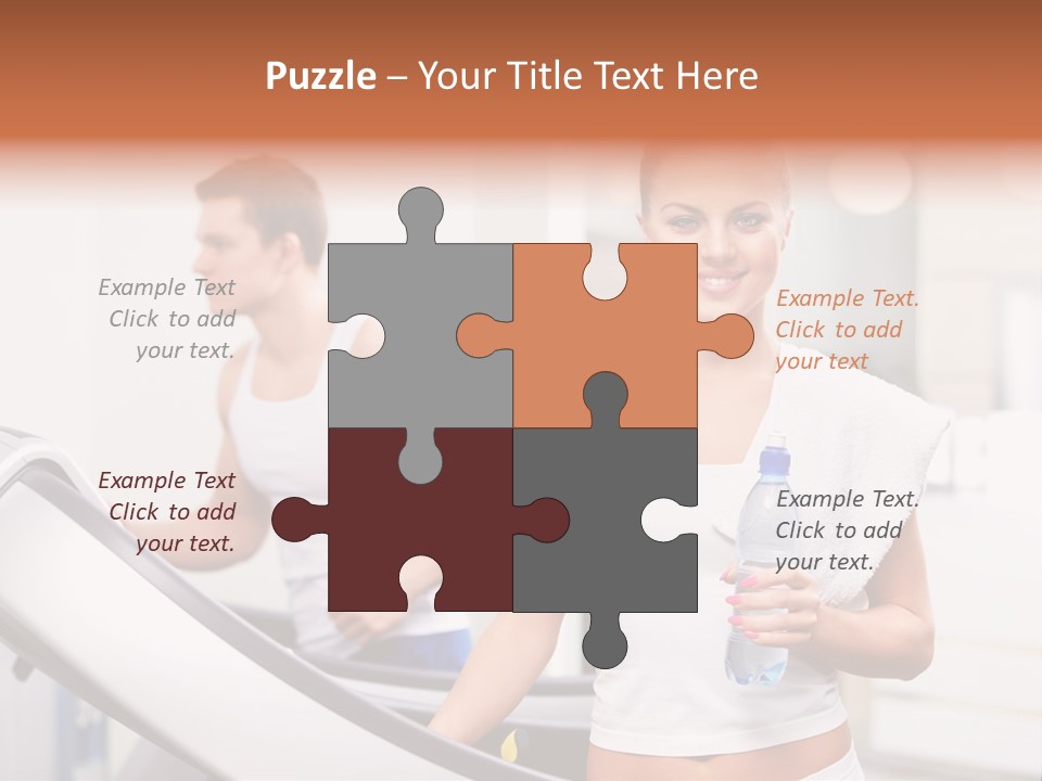 Male Athlete Wellbeing PowerPoint Template