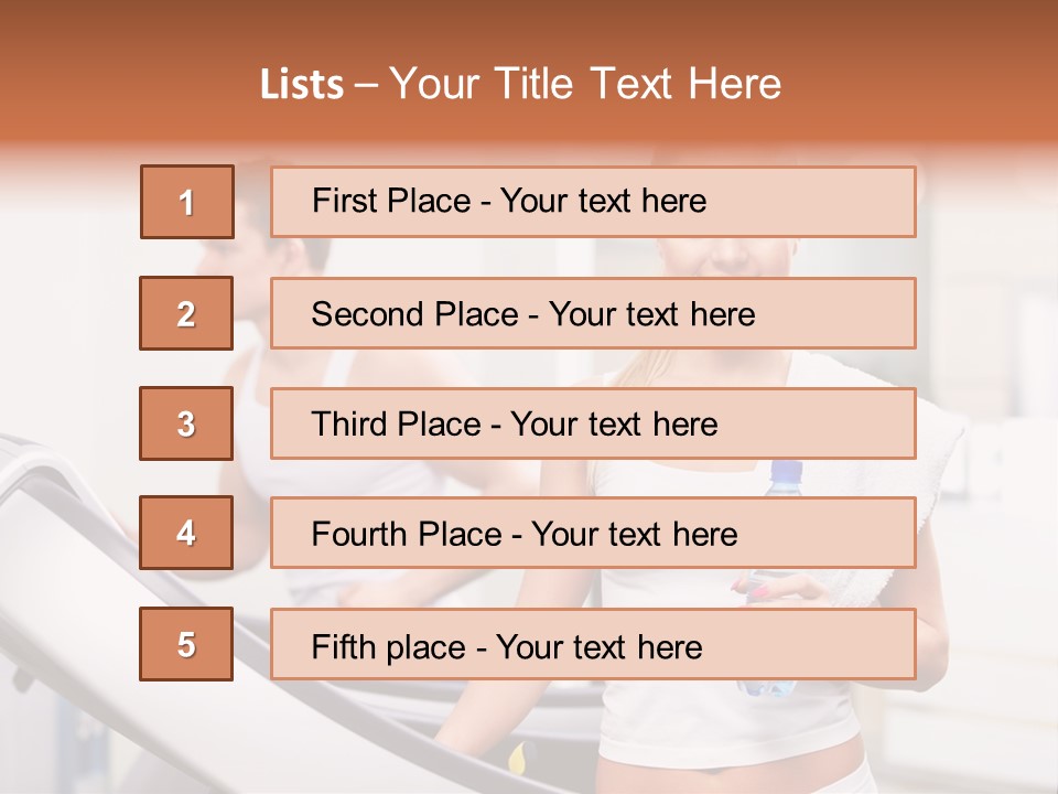 Male Athlete Wellbeing PowerPoint Template