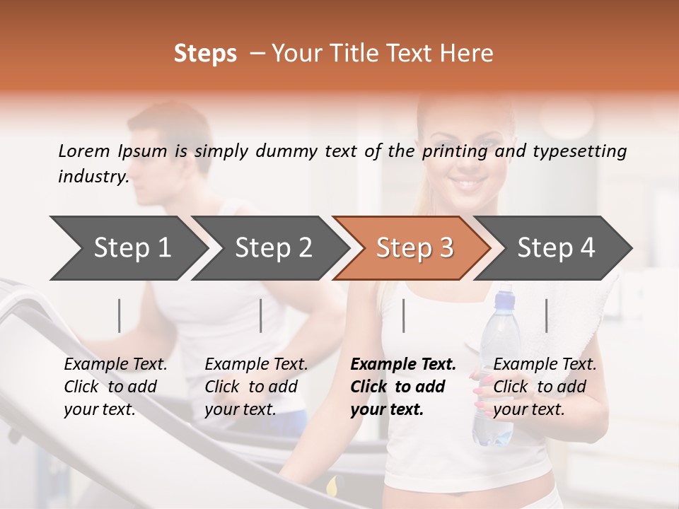 Male Athlete Wellbeing PowerPoint Template