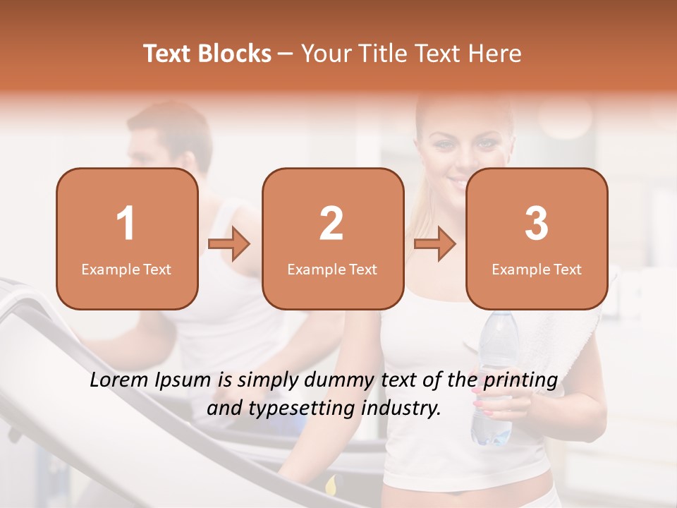 Male Athlete Wellbeing PowerPoint Template