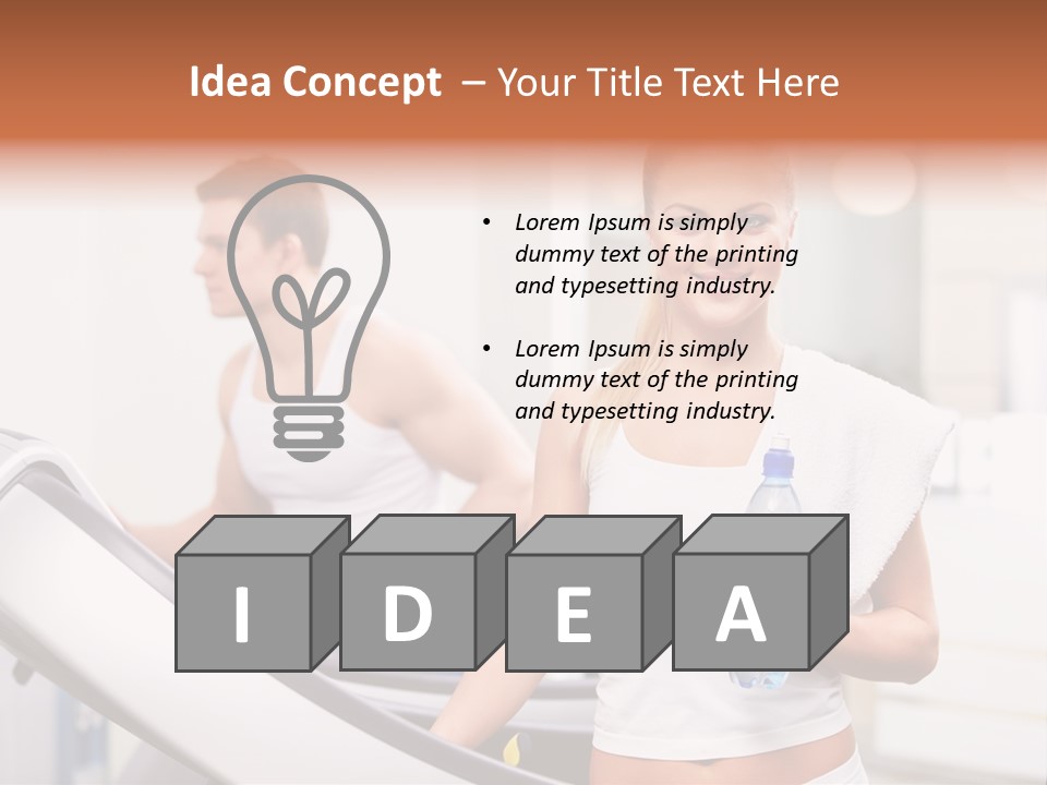 Male Athlete Wellbeing PowerPoint Template