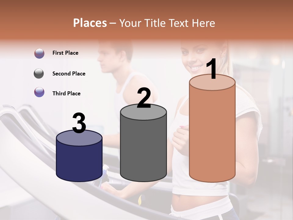 Young Athlete Human PowerPoint Template