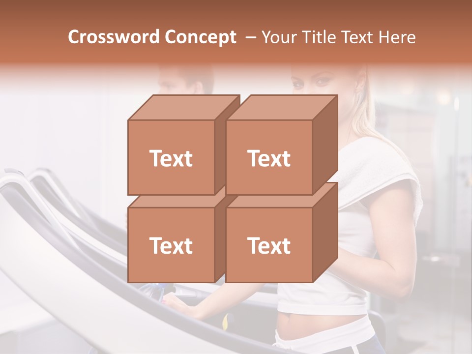 Young Athlete Human PowerPoint Template