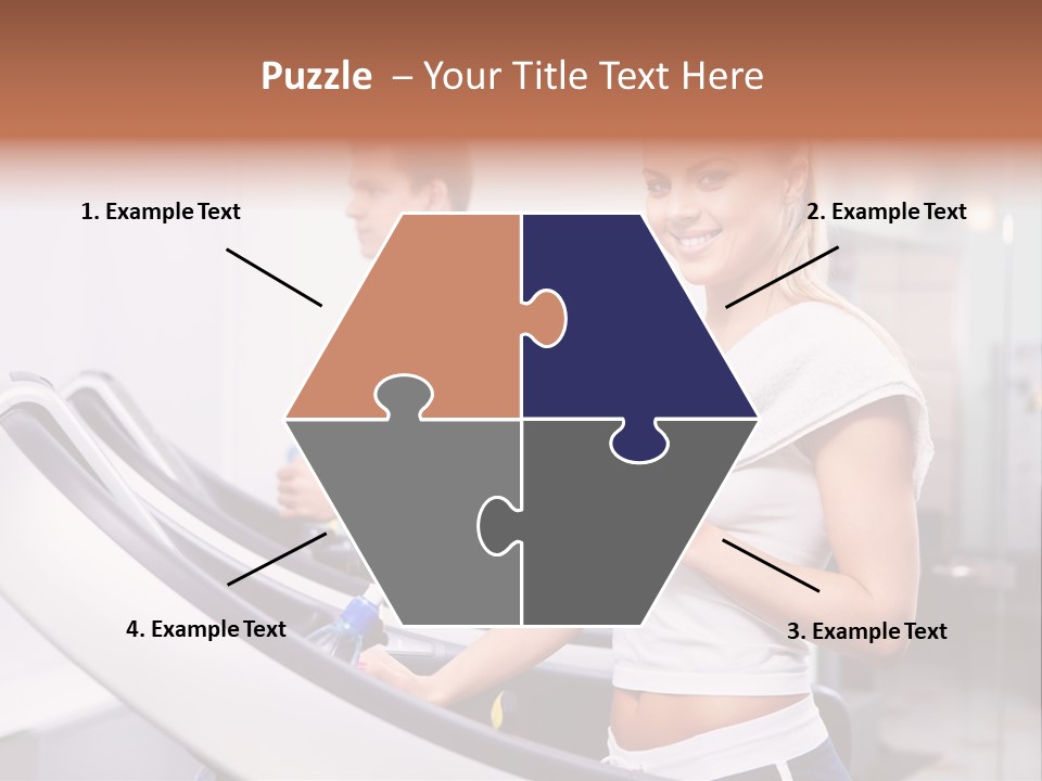 Young Athlete Human PowerPoint Template